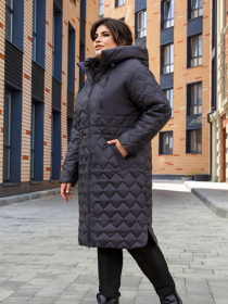 Демисезонная куртка All Posa модель ap101608p-temno-sinj Фото