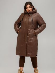 Зимняя куртка All Posa модель ap101551p-korichnevij Фото