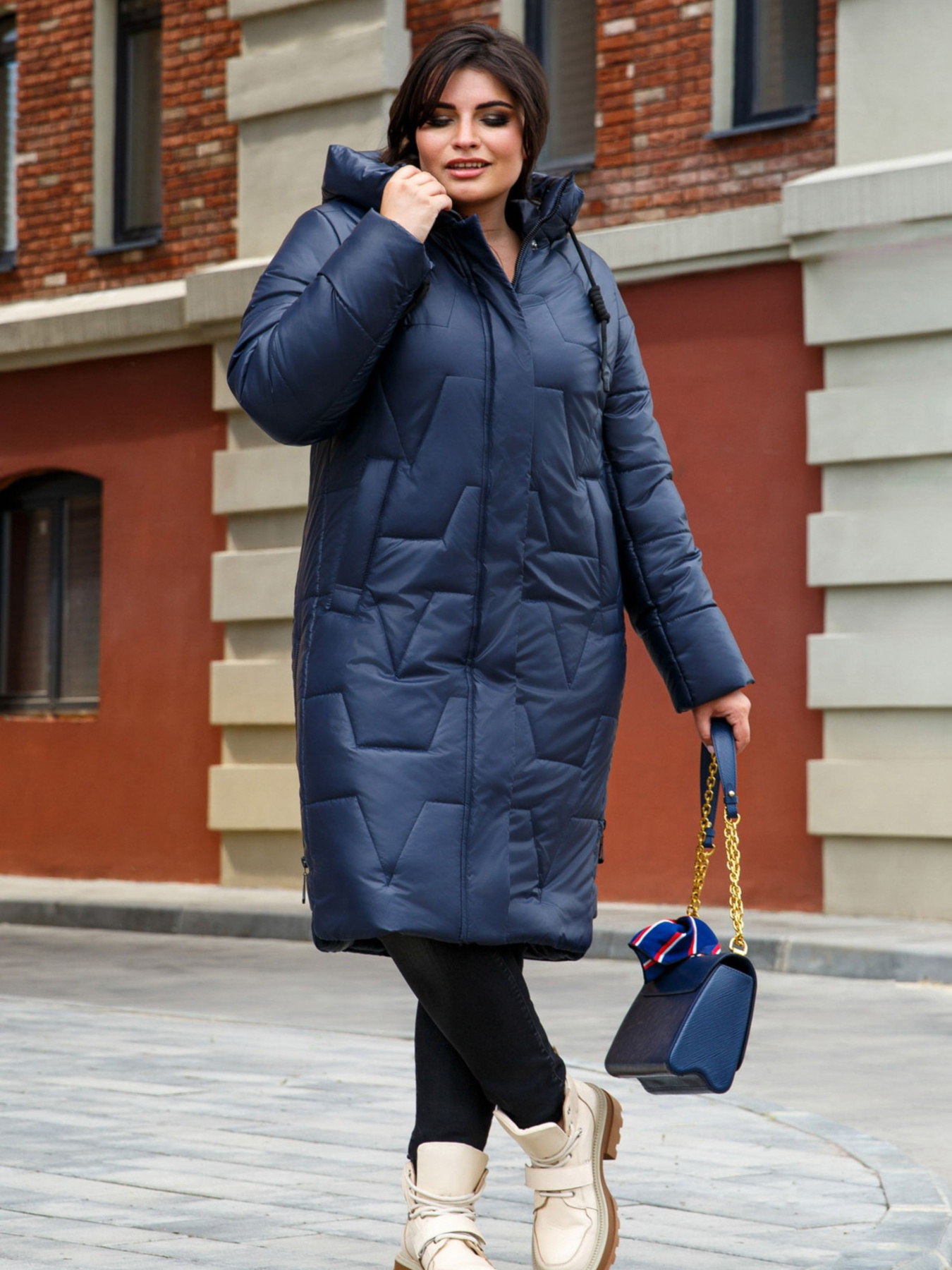 Зимняя куртка All Posa модель ap101551p-temno-sinj Фото