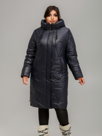 Зимняя куртка All Posa модель ap101551p-temno-sinj Зимняя куртка All Posa модель ap101551p-temno-sinj Фото