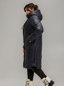 Зимняя куртка All Posa модель ap101551p-temno-sinj Зимняя куртка All Posa модель ap101551p-temno-sinj Фото