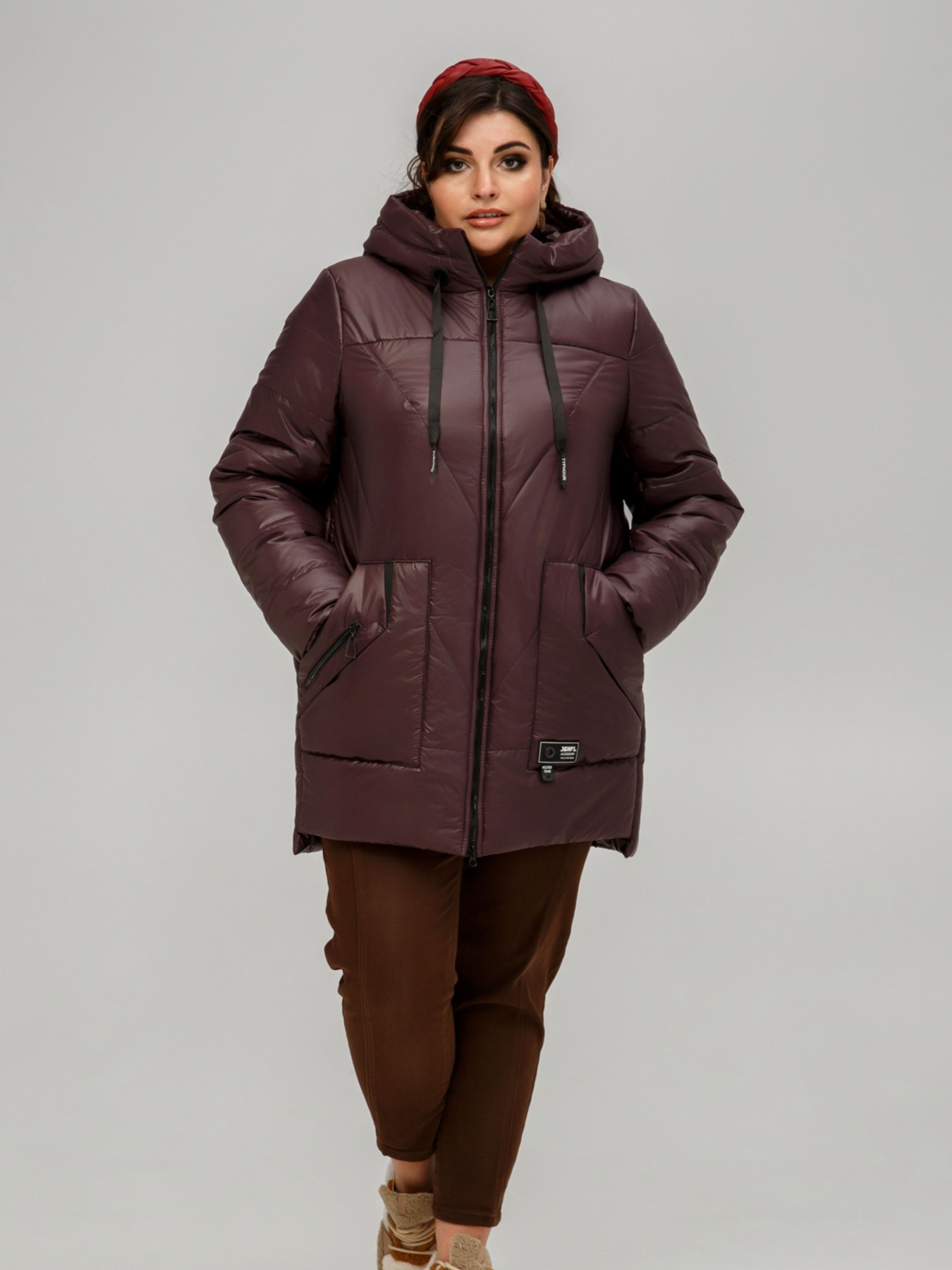 Куртки All Posa модель ap101510p-burgund Фото