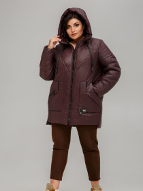 Куртки и дубленки All Posa модель ap101510p-burgund Фото