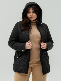 Демісезонна куртка All Posa модель ap101362p-chornij Фото