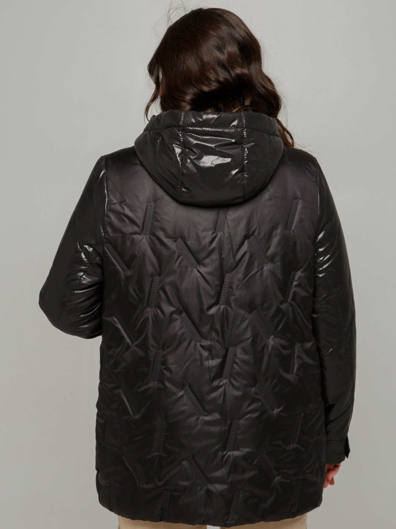 Демисезонная куртка All Posa модель ap101362p-chornij-blisk Фото