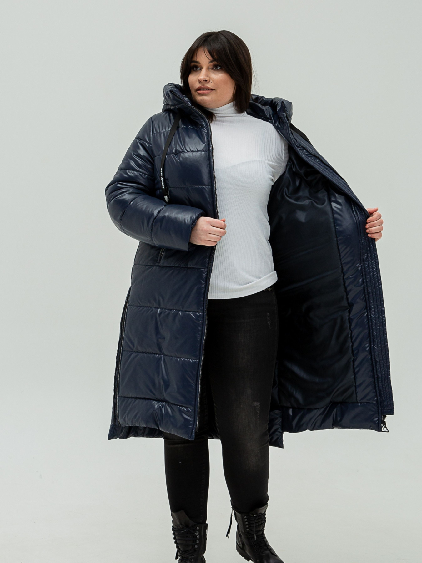 Зимняя куртка All Posa модель ap101229p-sinj Фото