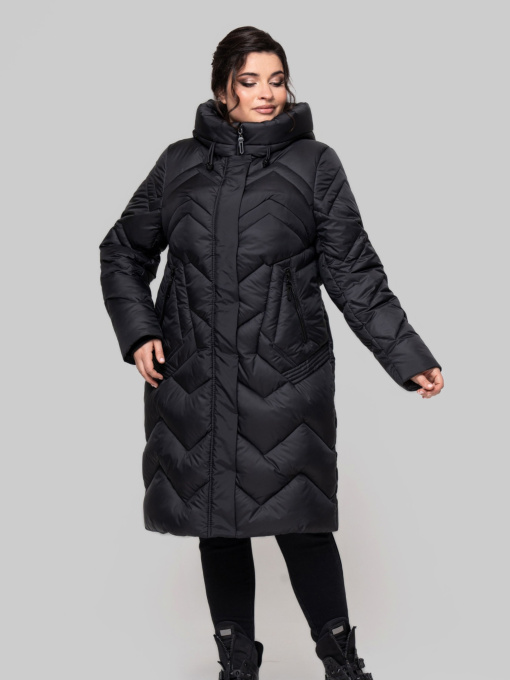 Зимняя куртка All Posa модель ap102220p-chornij Фото