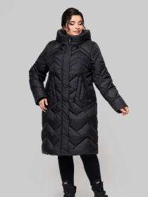 Зимняя куртка All Posa модель ap102220p-chornij Фото