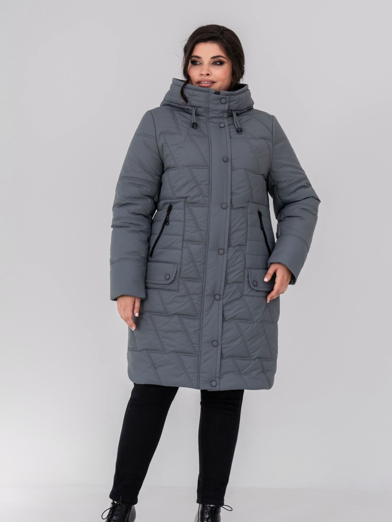 Зимняя куртка All Posa модель ap102156p-srij Фото