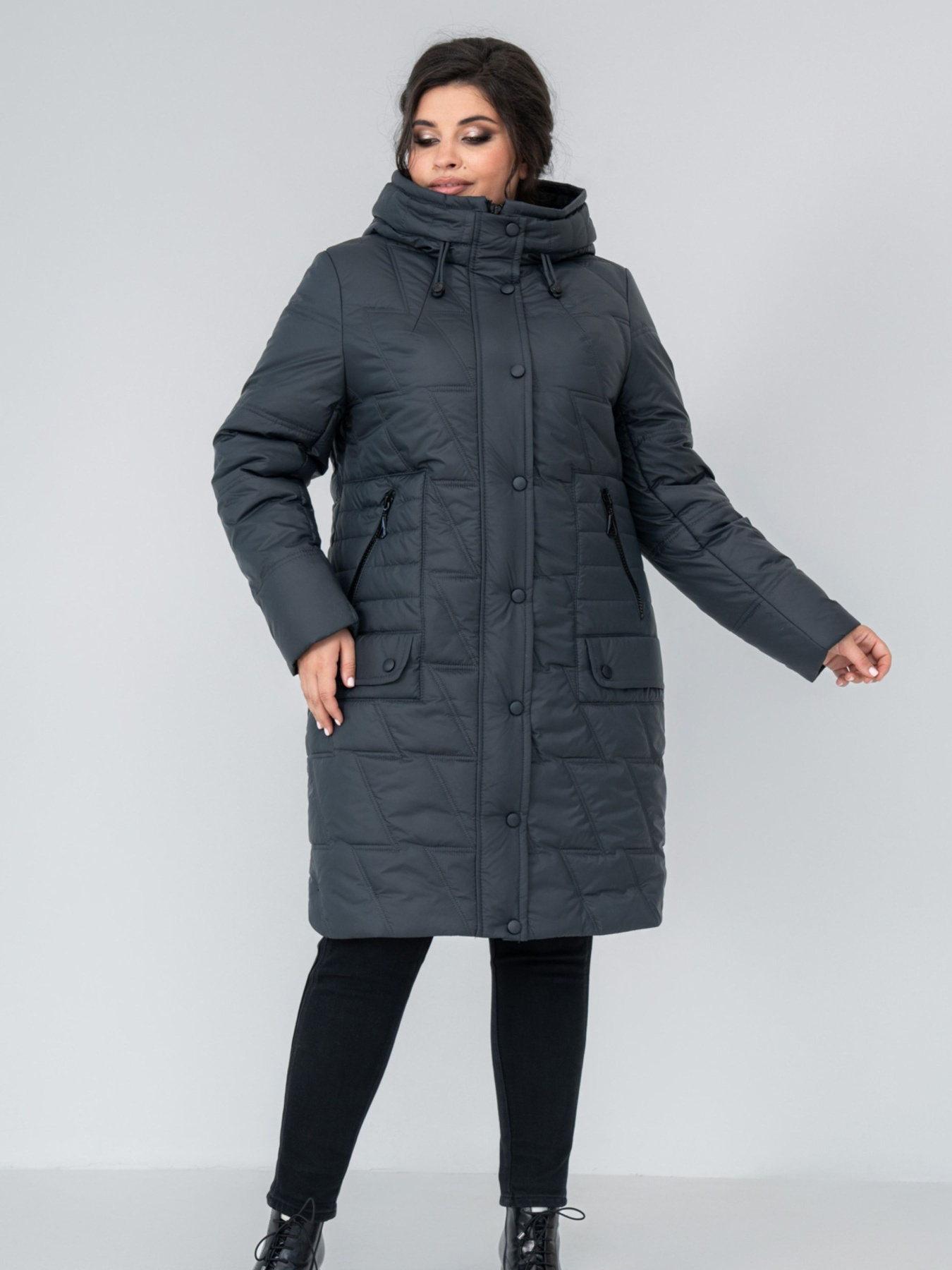 Зимова куртка All Posa модель ap102156p-graft Фото