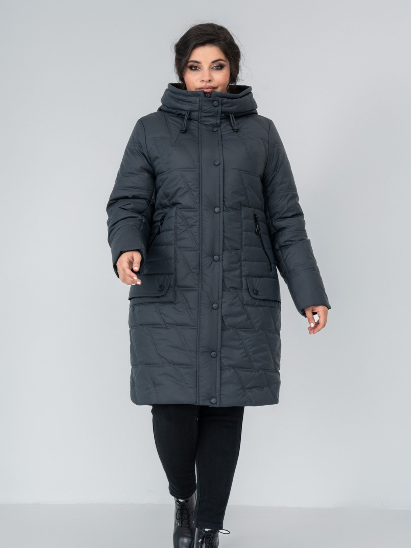 Зимова куртка All Posa модель ap102156p-graft Фото