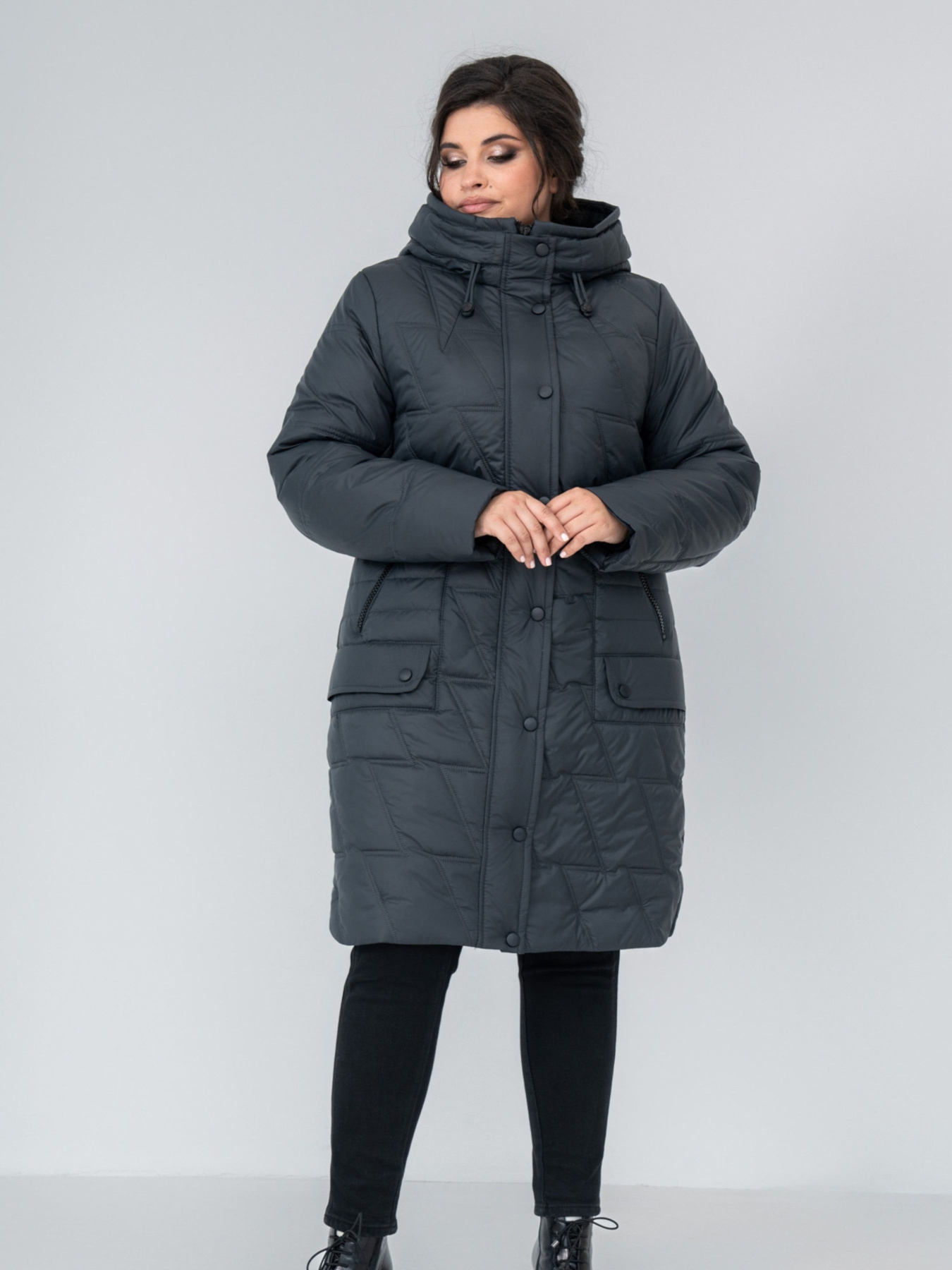 Зимова куртка All Posa модель ap102156p-graft Фото