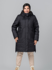 Зимова куртка All Posa модель ap102099p-baklazhan Фото