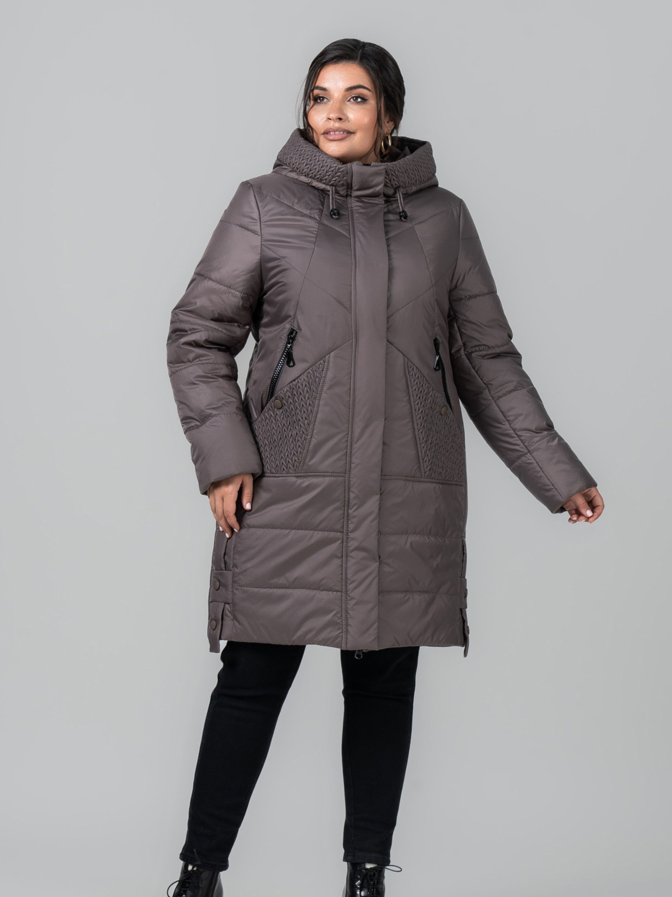 Зимова куртка All Posa модель ap102099p-dimchasta-troqnda Фото