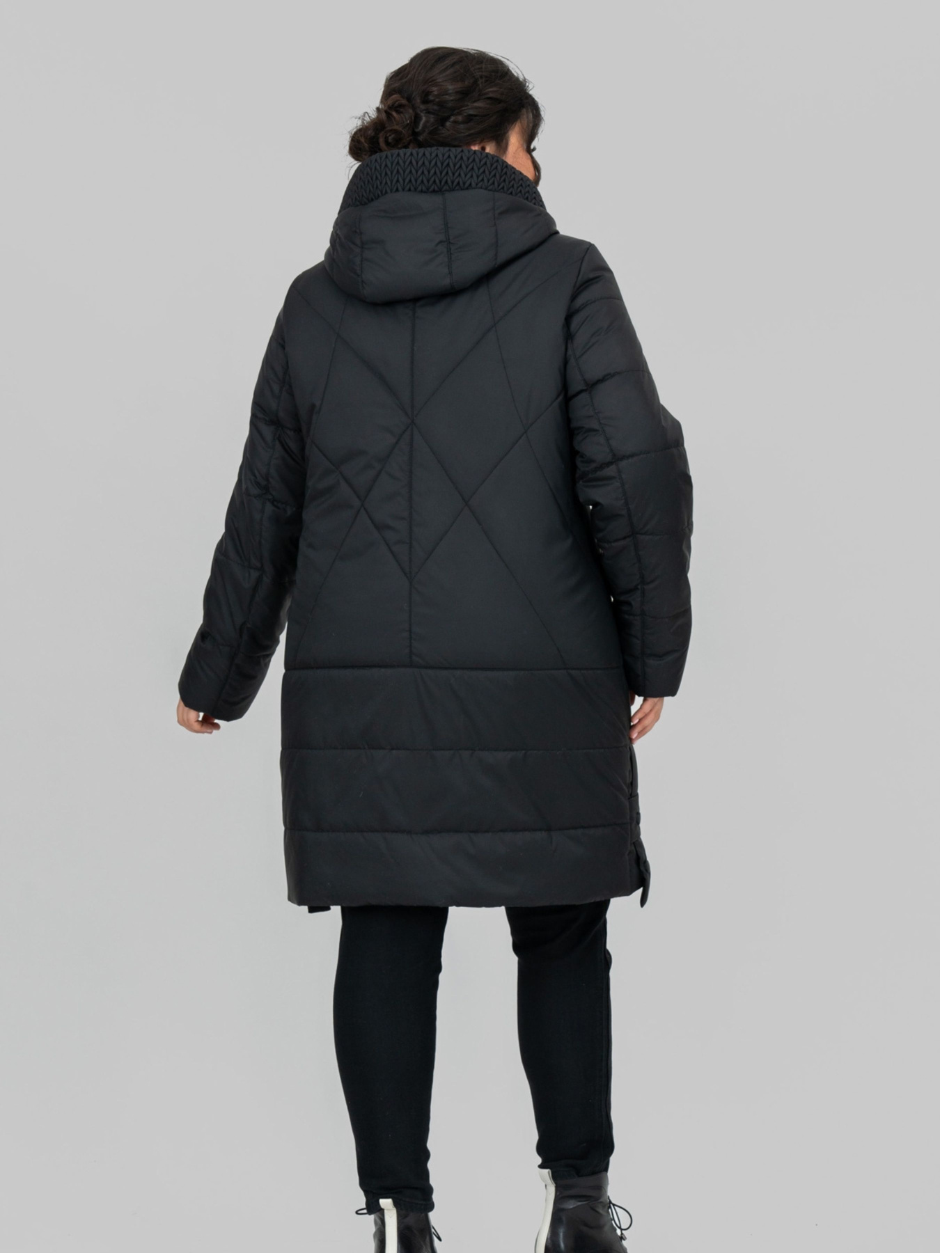 Зимняя куртка All Posa модель ap102099p-chornij Фото