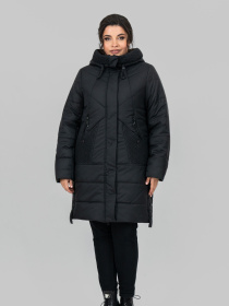 Зимняя куртка All Posa модель ap102099p-chornij Фото