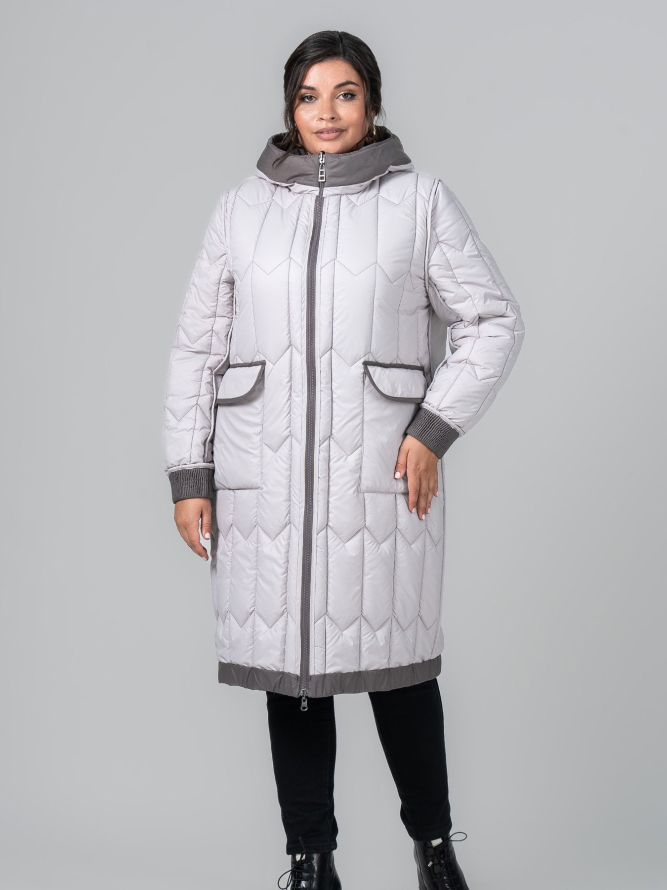 Зимова куртка All Posa модель ap102096p-moko-ld Фото