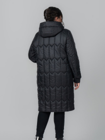 Зимняя куртка All Posa модель ap102096p-chornij-bezh Фото