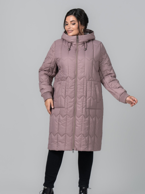 Зимняя куртка All Posa модель ap102096p-dimchasta-troqnda-kremovij Фото