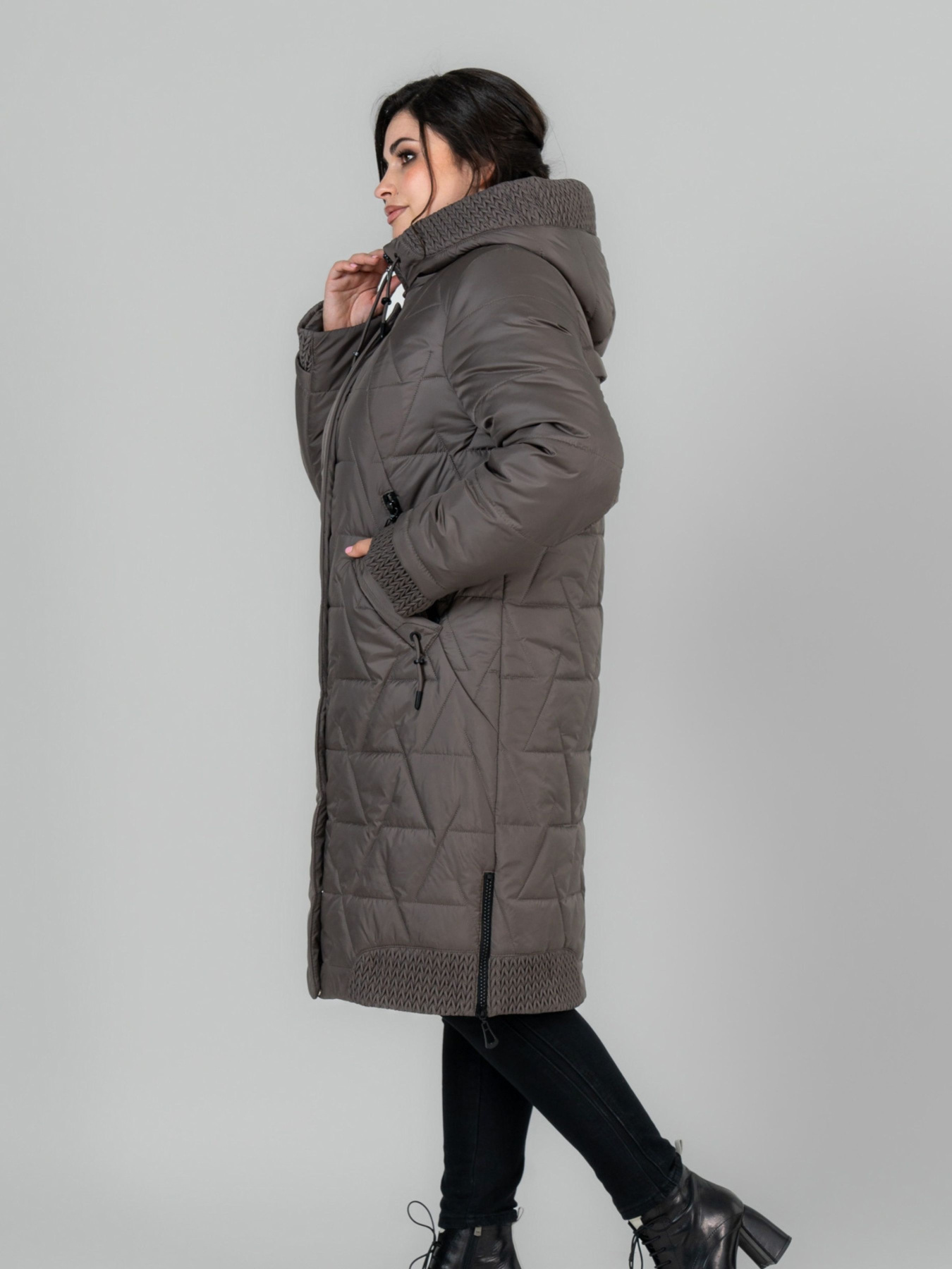 Зимняя куртка All Posa модель ap102027p-kakao Фото