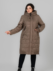 Зимова куртка All Posa модель ap102027p-bronza Фото