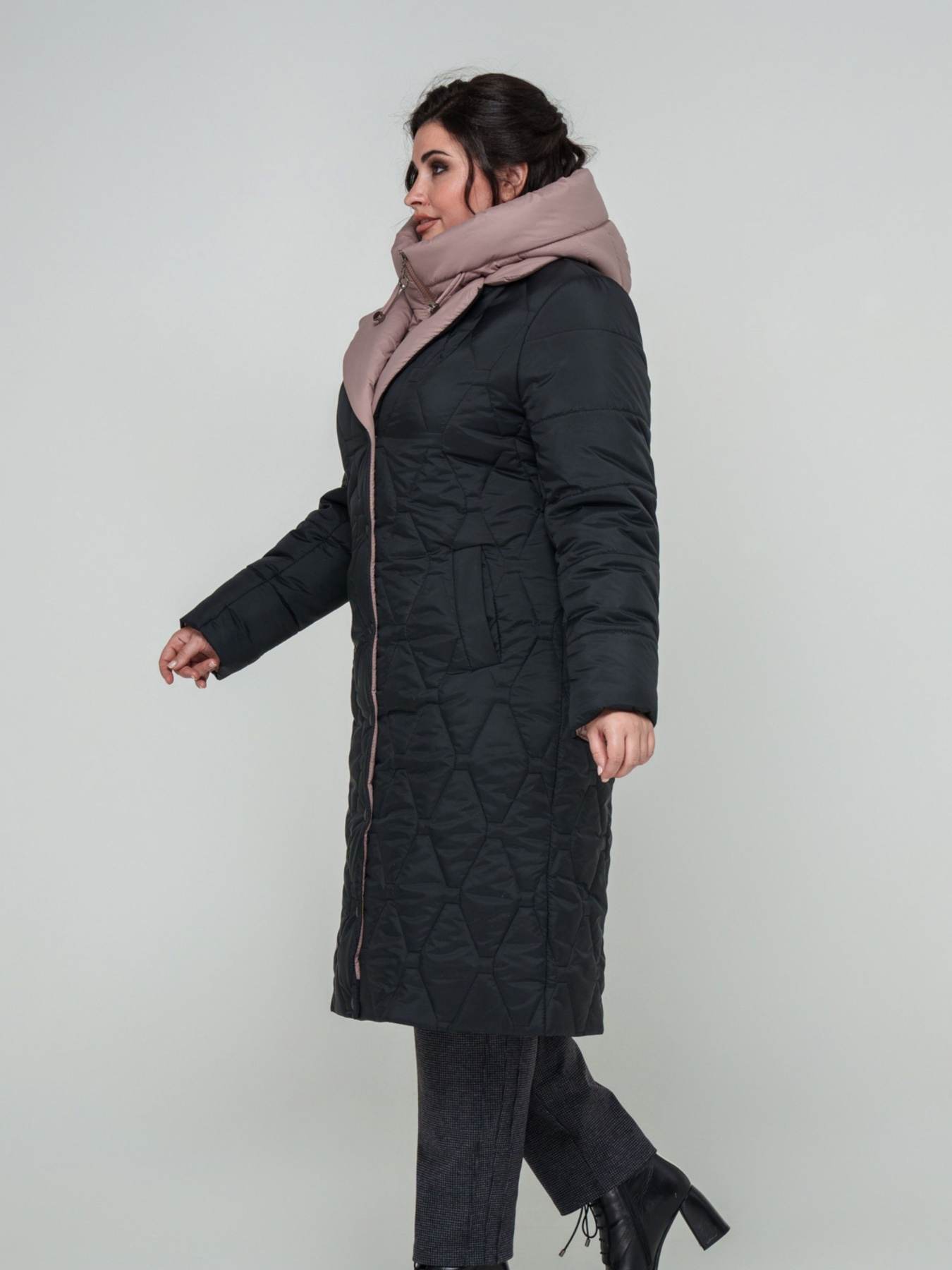 Зимова куртка All Posa модель ap101731p-chornij Фото