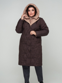 Зимняя куртка All Posa модель ap101732p-shokolad Фото