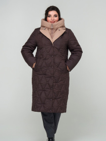 Зимняя куртка All Posa модель ap101732p-shokolad Фото