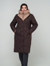 Зимняя куртка All Posa модель ap101732p-shokolad Фото