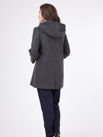 Пальто All Posa модель ap1197-3p-srij-smuzhka Фото