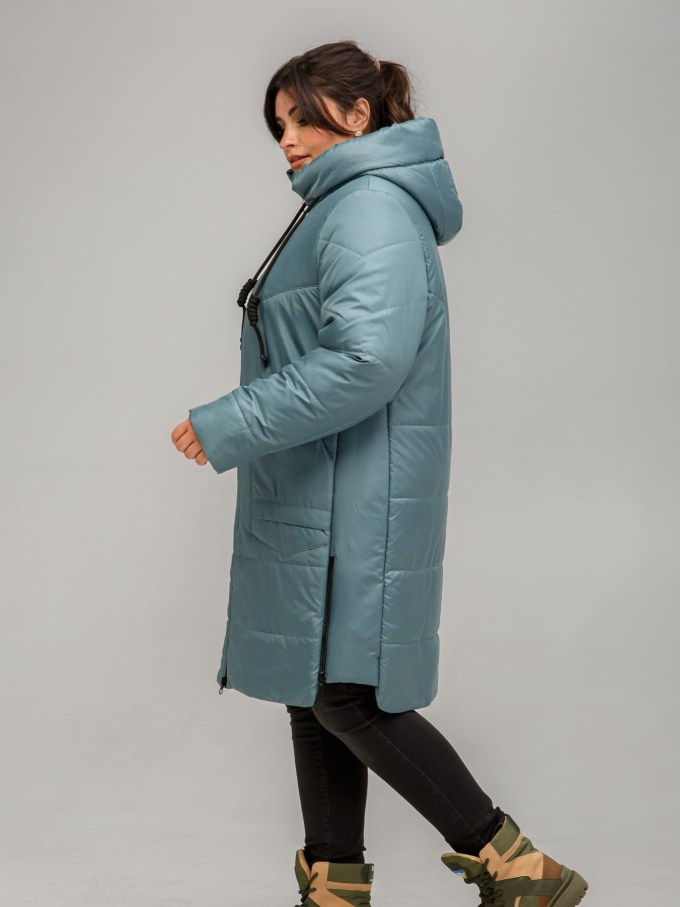 Демисезонная куртка All Posa модель ap1196-1p-mentol Фото