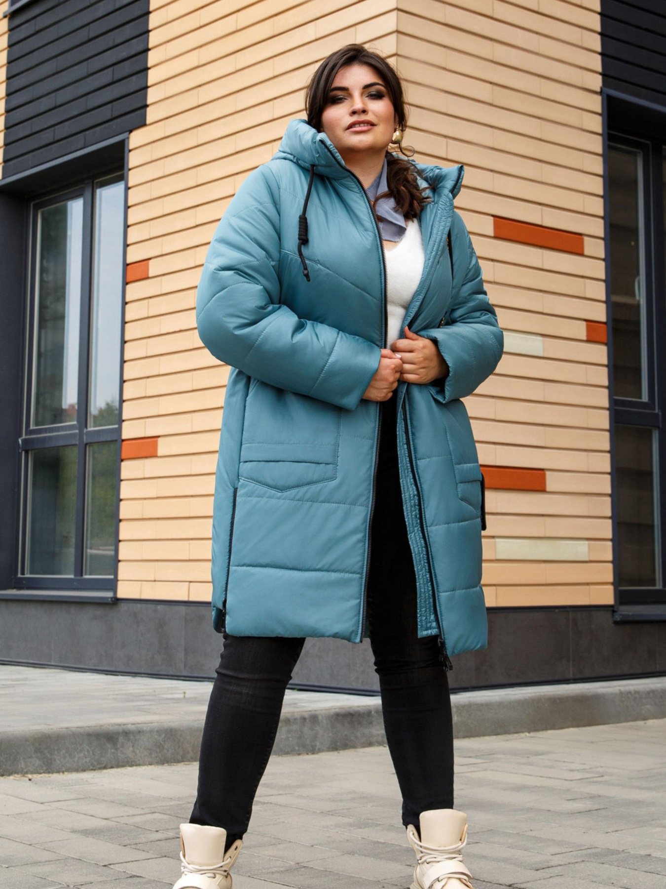 Демисезонная куртка All Posa модель ap1196-1p-mentol Фото