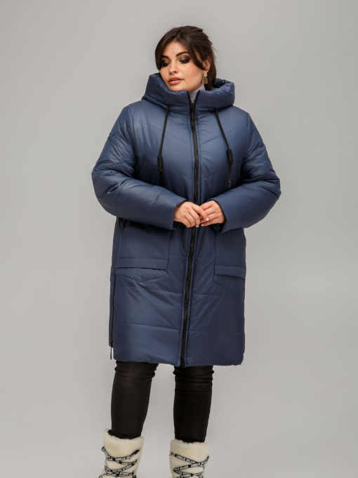 Демисезонная куртка All Posa модель ap1196-1p-temno-sinj Фото