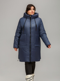 Демисезонная куртка All Posa модель ap1196-1p-temno-sinj Фото