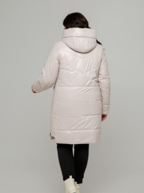 Демисезонная куртка All Posa модель ap1196-1p-molochnij Фото