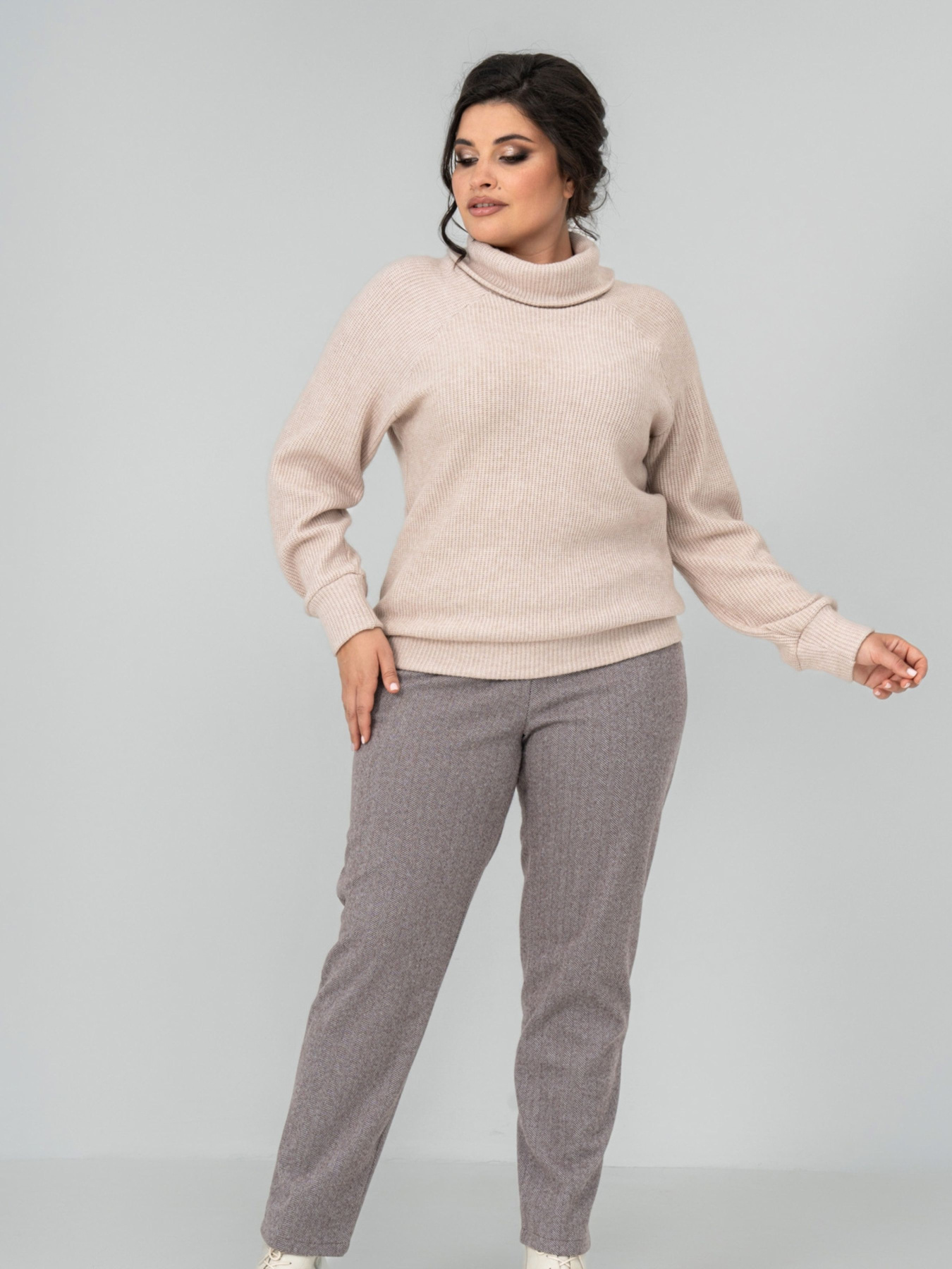 Свитер All Posa модель ap102144p-bezhevij Фото