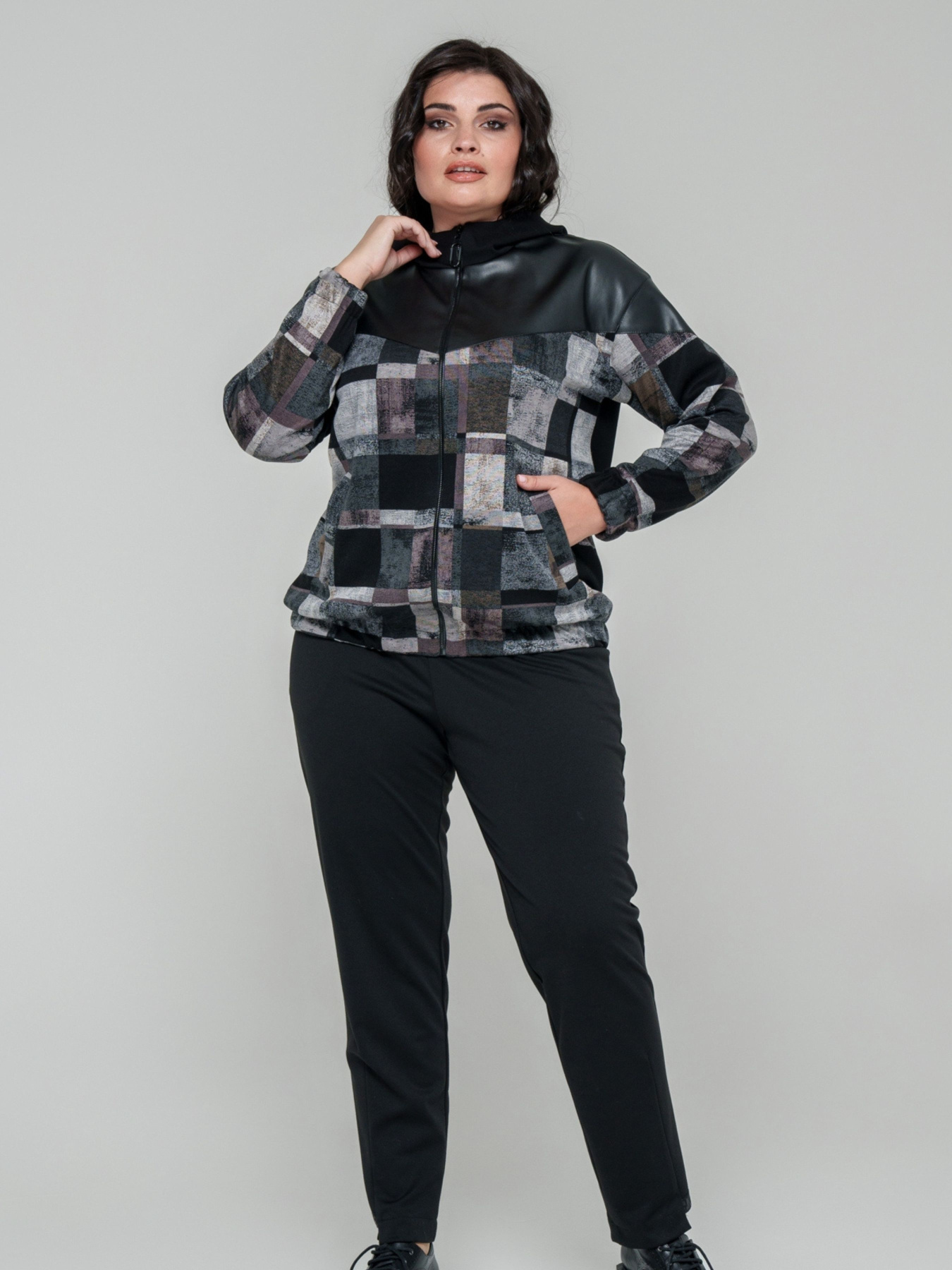 Кофта All Posa модель ap101690p-chornij Фото