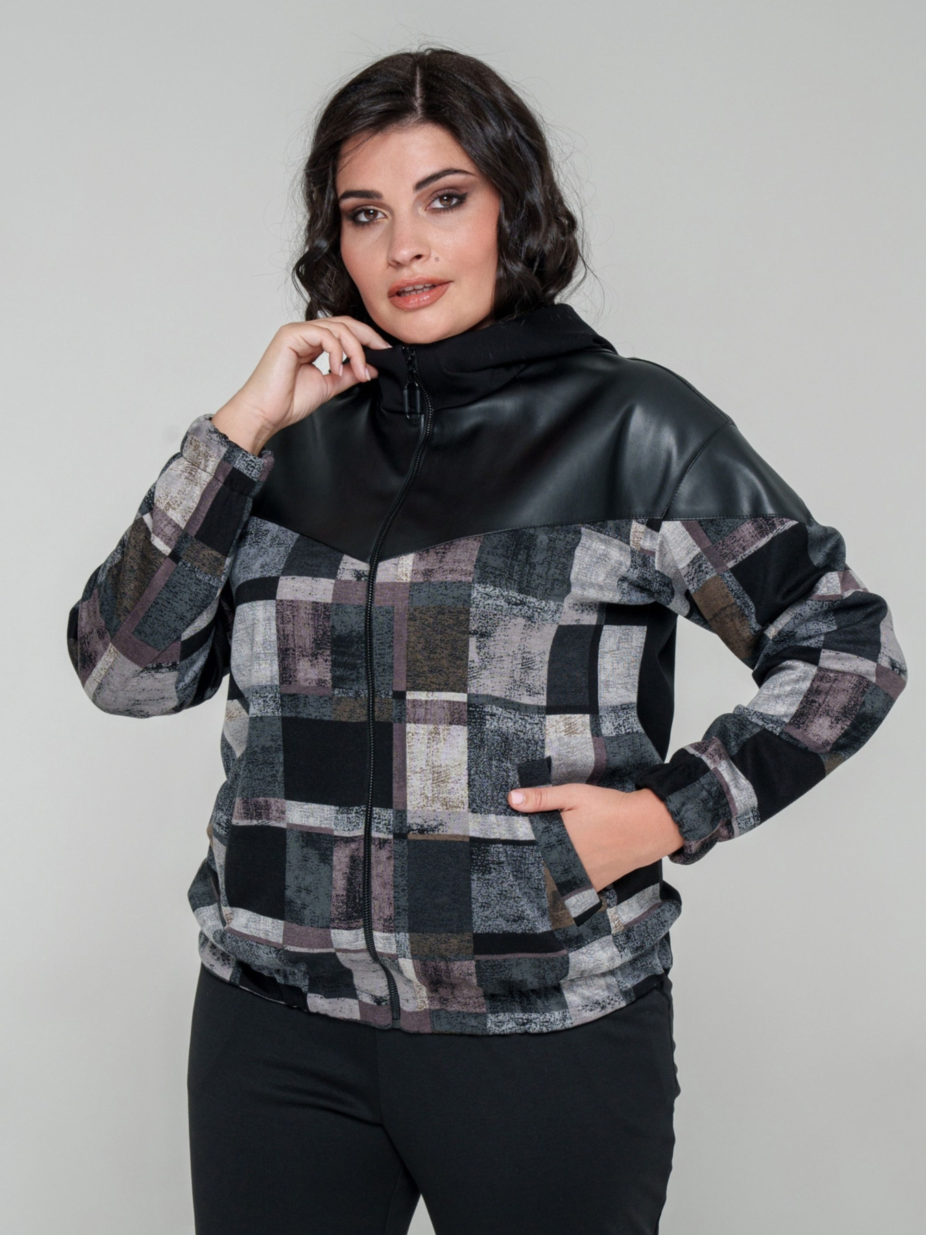 Кофта All Posa модель ap101690p-chornij Фото