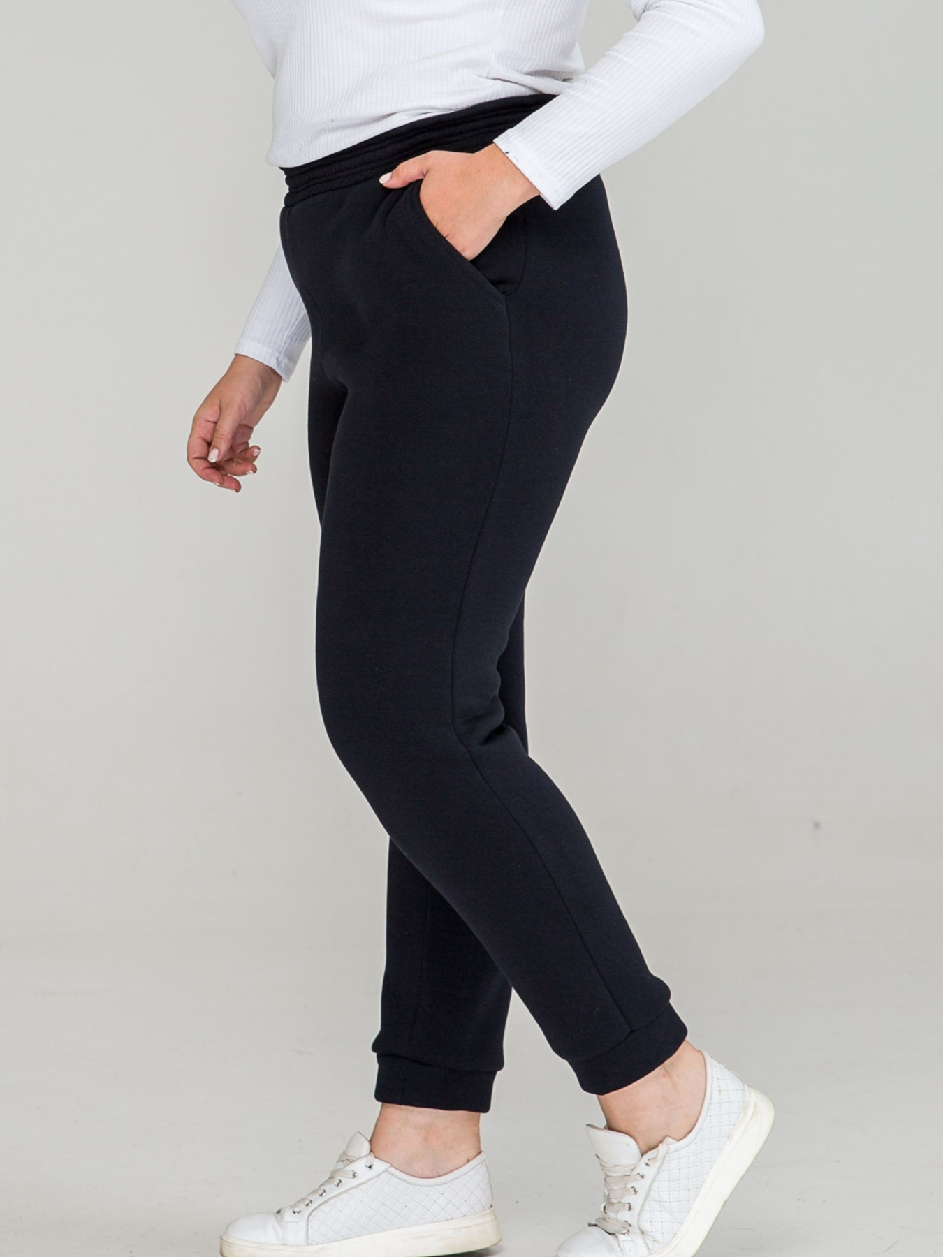 Джоггеры All Posa модель ap101291p-temno-sinj Фото