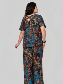 Костюм All Posa Комплект (туніка+штани) модель ap102370p-abstrakcq Фото