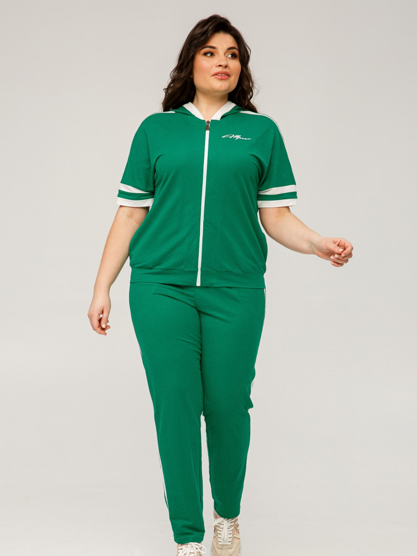 Спортивний костюм All Posa Комплект (кофта+штани) модель ap101519p-zelenij Фото