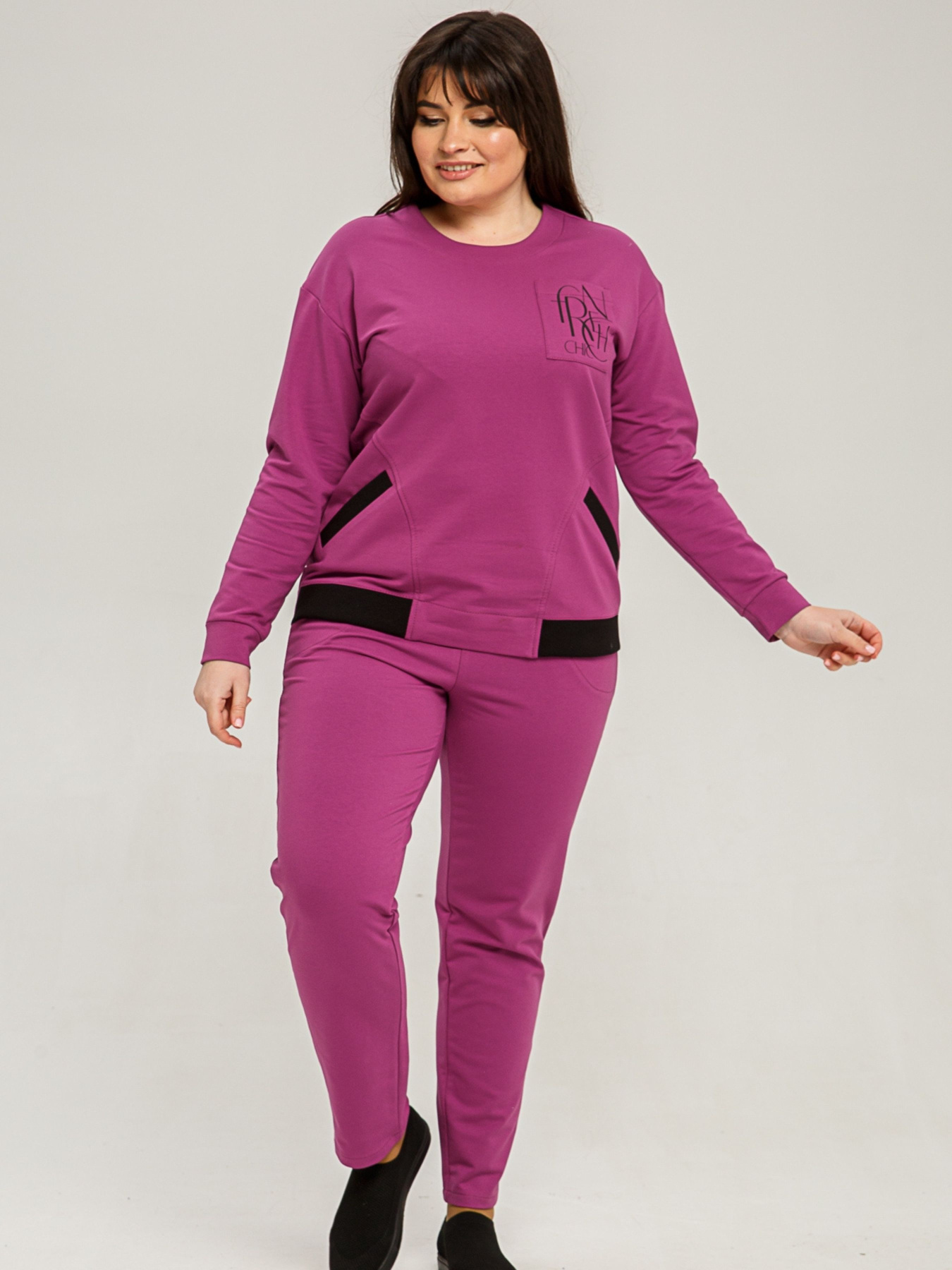 Повседневный костюм All Posa Комплект (кофта+штани) модель ap101452p-buzok Фото