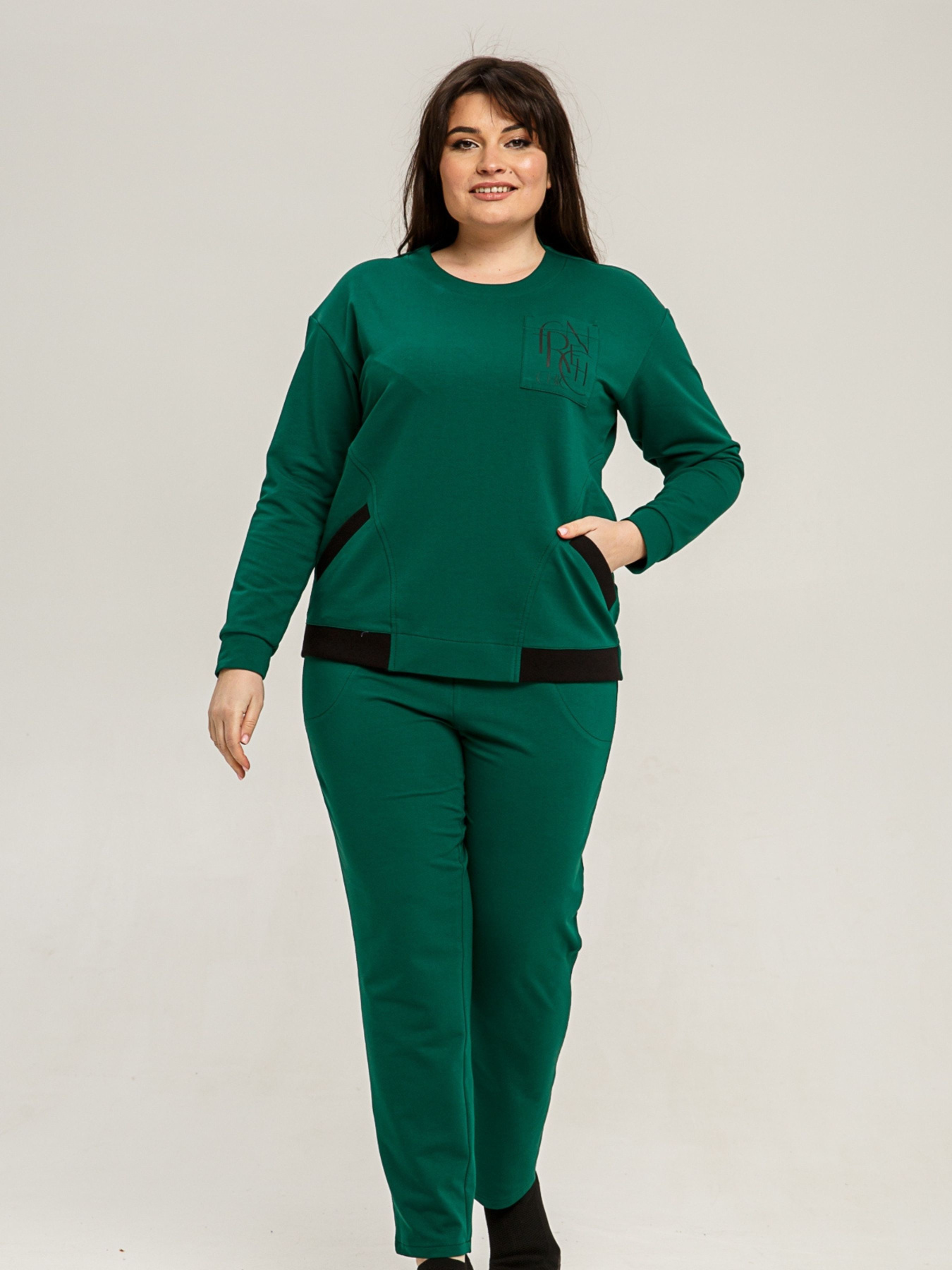 Костюм All Posa Комплект (кофта+штани) модель ap101452p-zelenij Фото