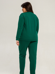 Повседневный костюм All Posa Комплект (кофта+штани) модель ap101452p-zelenij Фото