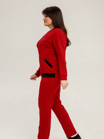 Костюм All Posa Комплект (кофта+штани) модель ap101452p-bordo Фото