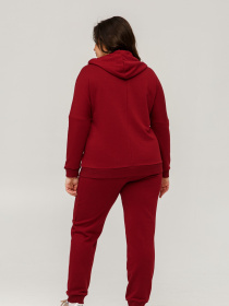 Спортивний костюм All Posa Комплект (кофта+штани) модель ap101438p-bordo Фото