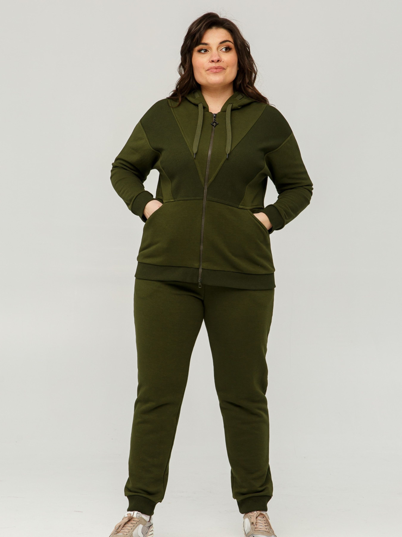 Спортивний костюм All Posa Комплект (кофта+штани) модель ap101438p-hak Фото