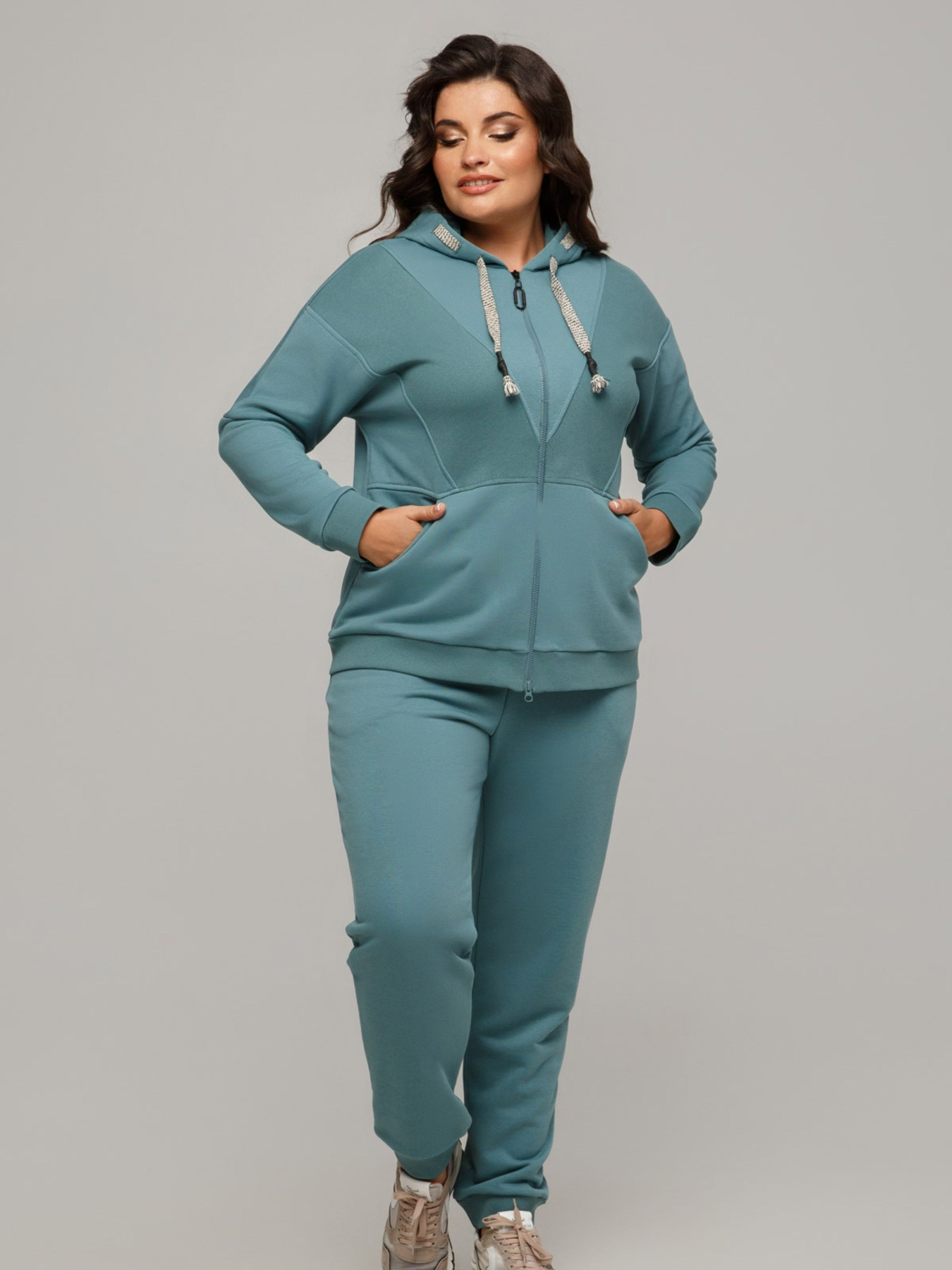 Спортивный костюм All Posa Комплект (кофта+штани) модель ap101438p-bryuza Фото