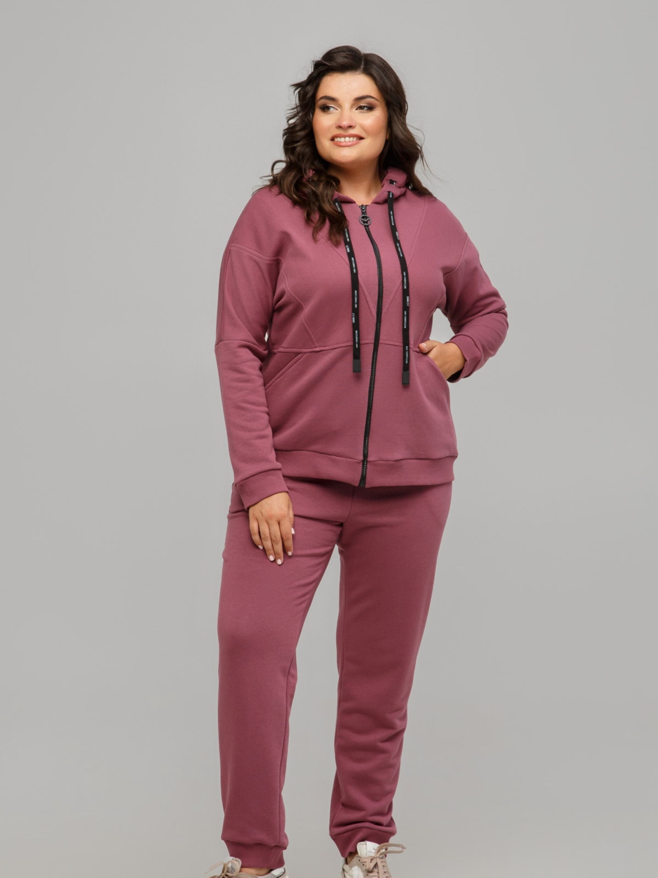 Спортивний костюм All Posa Комплект (кофта+штани) модель ap101438p-lilovij Фото