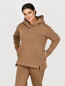 Костюм All Posa Комплект (кофта+штани) модель ap101308p-temno-bezhevij Фото